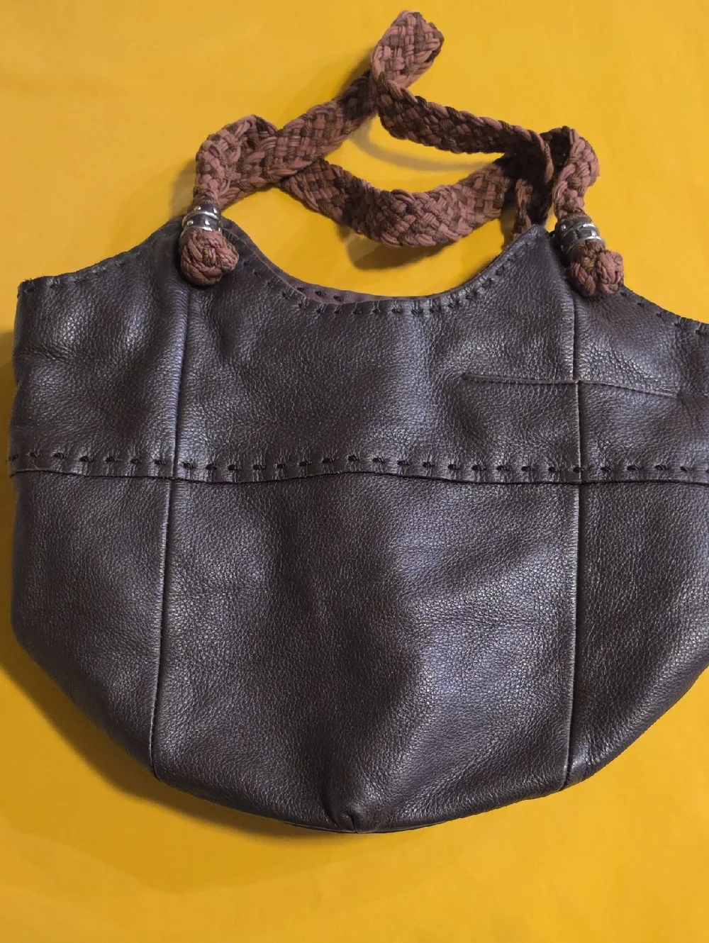 The Sak Indio Leather Tote - A Bohemian-Inspired Leather Shoulder Bag